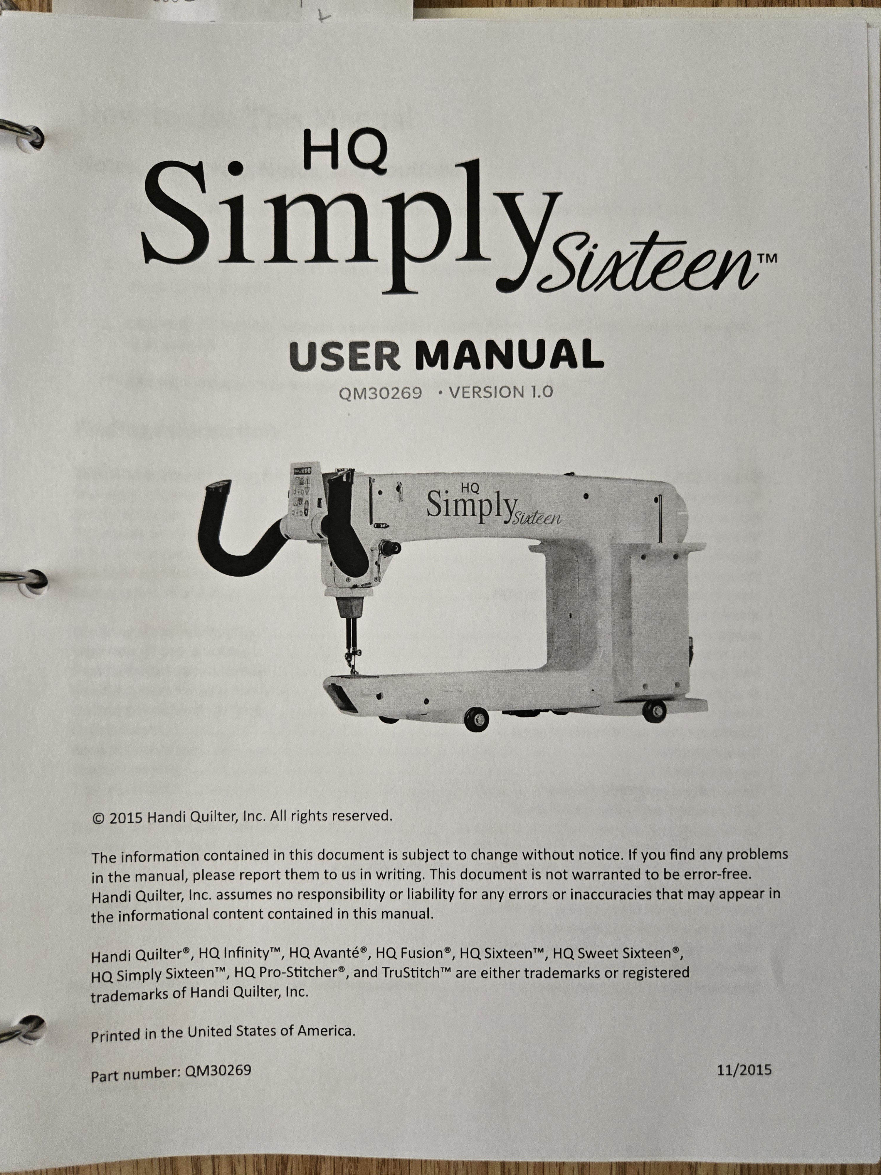 Simply Sixteen User Manual