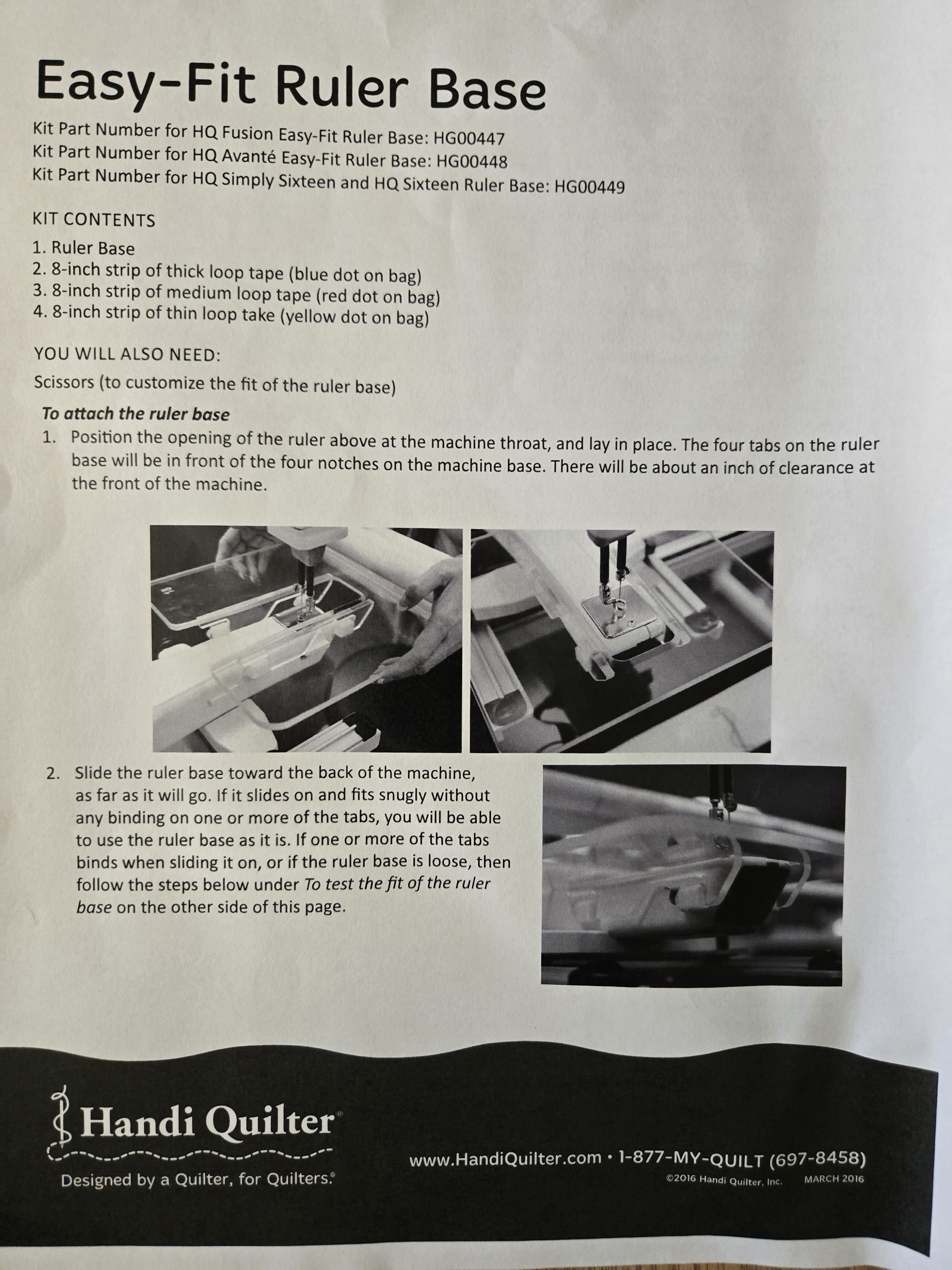 Foot Pedal and Bobbin Hoops